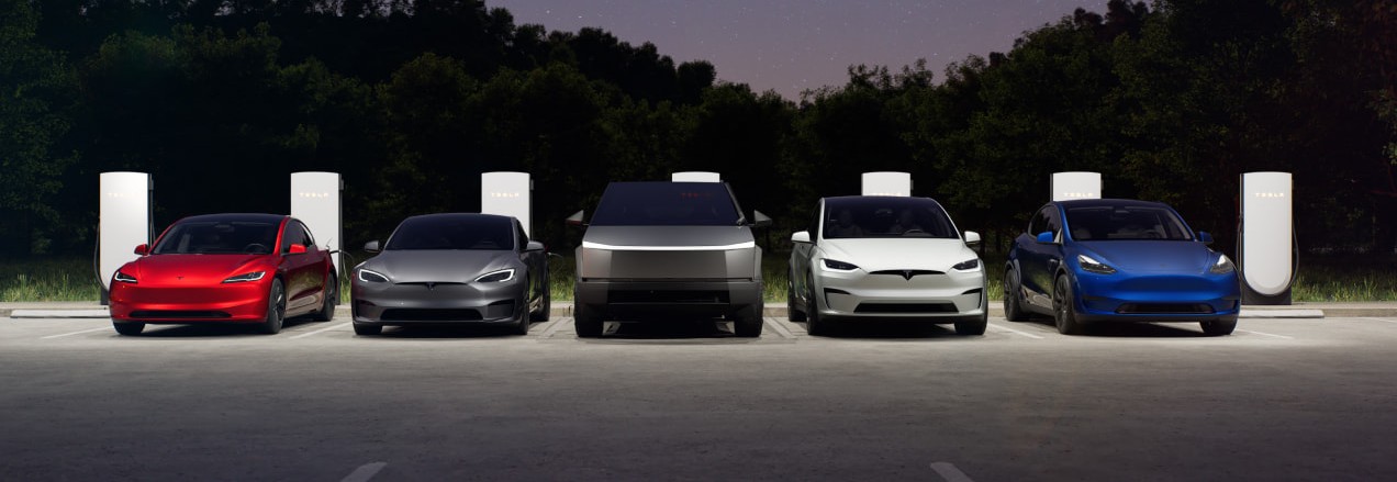 Tesla vehicle lineup